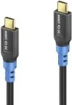 USB laidas PureLink FI-U400-005 USB4 Gen 2x2 0,5 m USB C juodas mėlynas