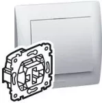 Jungiklis Legrand Galea Life Baltas 775806