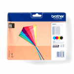 ORIGINAL Brother Multipack Black / Cyan / Magenta / Yellow LC-223 LC223VALBPDR 2200 pages 4 ink cart