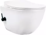 DEANTE Tualetas su Bidet Funkcija - su Mai&scaron;ytuvu, Grindinis, Dvigubas Nuleidimas, Baltas