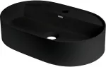 DEANTE Granite Countertop Washbasin su Faucet Island - Oval - Juoda