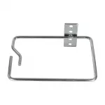 LogiLink 19 inch kabelių tvarkymo žiedas 140 x 100 mm, &scaron;oninis kabelių įvedimas, juodas