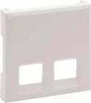 Legrand Nilo&eacute; Step 2 vietų dangtelis RJ11/RJ45, ultra baltas 864143
