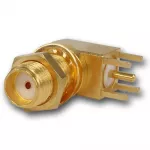 Teleg&auml;rtner SMA stačiu kampu panelinis lizdas, 50 Ohm, auksuotas, Z25/Z55 J01151A0201Z