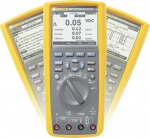 Fluke 287/EUR. Breite: 102 mm, Tiefe: 60 mm, H&ouml;he: 222 mm. Akku-/Batterietyp: AA. Display-Ziffern: 4,5 Ziffern (3947781)
