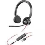 Ausinės su mikrofonu Poly Blackwire 3315, uždedamos ant ausų, USB-A, juodos, 213936-101