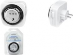 Logilink Zeitschaltuhr, mechanisch,230V AC,50Hz,16(2)A,3680W (ET0011)