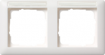 GIRA Rahmen 2-fach m.Schriftfeld 109227 Standard 55 waagerecht reinweiss 109227 (109227)