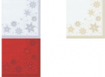 PAPSTAR Weihnachts-Motivservietten Just Stars, champagner 400 x 400 mm, bedruckt, 1/4 Falz, 3-lagig, FSC-zertifiziert - 1 St&uuml;ck (82446)