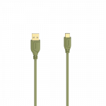 Hama Flexi-Slim USB Kabel 0,75 m USB 2.0 USB C USB A Gr&uuml;n (00200637)