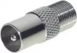 Adapteris ShiverPeaks 85322 &mdash; IEC ki&scaron;tukas (vyri&scaron;kas) į F lizdą (moteri&scaron;kas)