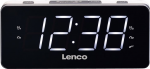 Lenco CR-18 - Clock - Digital - FM - LED - 4.57 cm (1.8 inch) - Black - Silver