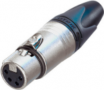 Neutrik NC4FXX XLR Schwarz - Metallisch Drahtverbinder (NC4FXX)