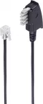 Telefono laidas ShiverPeaks BS70125-20 20 m Juodas