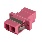 Lindy - Netzwerkkoppler - LC Multi-Mode (W) bis LC Multi-Mode (W) - Glasfaser - violett, RAL 4003