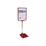 Stovas dokumentams Franken PSM A3 01 metalinis pagrindas A3 formatui, raudonas