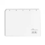 DURABLE Leitregister A5 5/5-tlg. A-Z gepr&auml;gt PP 1 ST 365002