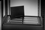Renkforce RF-3432144 48,30cm (19)  Netzwerkschrank-Ger&auml;teboden 2 HE Geeignet f&uuml;r Schranktiefe: ab 400 mm Schwarz (RF-3432144)