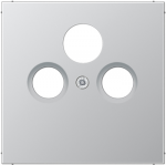 JUNG AL 2990 SAT - Aluminium - Aluminium - Gl&auml;nzend - JUNG - TV + SAT - 1 St&uuml;ck(e)