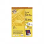 Avery etiketės &ndash; baltos &ndash; 42,3 x 70 mm &ndash; 2100 etikečių (100 lapų x 21) (3652)
