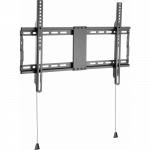 Vision VFM-W6X4V/2 - Befestigungskit (Wandmontage) - nicht kippbar - f&uuml;r Flachbildschirm - verriegelbar - kaltgewalzter Stahl - Schwarz - Bildschirmgr&ouml;&szlig;e: 94-177.8 cm (37-70)