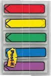 3M 684-ARR1 lipnūs indeksų žymekliai, 12 mm x 4,3 cm, įvairiaspalviai (100 vnt.)