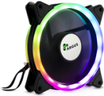 Inter-Tech RS-041 RGB Computergeh&auml;use Ventilator 12 cm Schwarz (88885482)