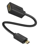 Ugreen 20134 HDMI laidas 0,2 m HDMI Type D (Micro) HDMI Type A (Standard) Juodas