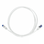 Logilink Professional Ultraflex - Patch-Kabel - RJ-45 (M) zu RJ-45 (M) - 25 cm - 6 mm - S/FTP -Cat.7 Rohkabel (Kabel) / CAT 6a (Anschl&uuml;sse) - halogenfrei, geformt, ohne Haken - wei&szlig;, RAL 9003 (C6A011S)
