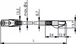 Teleg&auml;rtner L00004A0104 Cat6a S/FTP tinklo kabelis, 6 m, pilkas