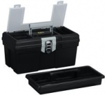 allit Werkzeugkoffer McPlus Promo >S< 16, PP, schwarz unbest&uuml;ckt, F&auml;cher f&uuml;r Kleinteile und herausnehmbare - 1 St&uuml;ck (476280)