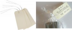 AVERY Gep&auml;ckanh&auml;nger, 120 x 60 mm, neutral, mit Draht beige, aus Pappe 160 g/qm, mit Lochverst&auml;rkungsringe: - 1 St&uuml;ck (75-410)