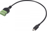 Renkforce USB 2.0 Adapterkabel[1x 2.0 Stecker Micro-B - 1x Klemmanschluss] RF-6443956 30 (RF-6443956)