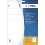 HERMA - Leporellogefaltete, perforierte Endlosadressetiketten - wei&szlig; - 105 x 42 mm - 280 Stck. (20 Bogen x 14) (4442)