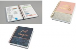 sigel Notizbuch Jolie Sweet Dots, 240 Seiten mit goldener Spirale, Hardcover, 120 g /qm, matt, - 2 St&uuml;ck (JN601)