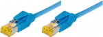 Patchkabel S/FTP, PiMF, Cat 6a, blau, 3.0 m F&uuml;r 10 Gigabit/s, halogenfrei, mit Draka-Kabel und Hirosesteckern TM31 (bisherige Bezeichnung S/STP) (72203B)