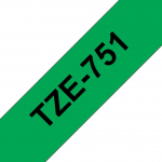 LABEL 24MM BLACK N GREEN