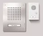 Siedle SET CLAB 850-1 E/W garso rinkinys Siedle Classic nerūdijantis plienas/balta (210010045-00)