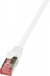 Logilink PrimeLine - Patch-Kabel - RJ-45 (M) - RJ-45 (M) - 30 m - SFTP - CAT 6 - gepresst - wei&szlig; (CQ2121S)