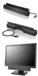 Lenovo USB garso juosta juoda 2.0 kanalų 2,5 W