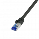 LogiLink C6A033S Netzwerkkabel Schwarz 1 m Cat6a S/FTP (S-STP) (C6A033S)