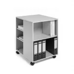 DURABLE Multifunkcinis vežimėlis 74/59 atviras 528x737x592 mm &scaron;viesiai pilkas