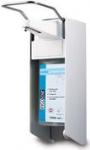 HYGOSTAR Wandspender, wei&szlig;, f&uuml;r 1.000 ml Flaschen Eurospender f&uuml;r Desinfektionsflaschen, aus Aluminium und - 1 St&uuml;ck (88843)