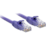 Lindy - Patch-Kabel - RJ-45 (M) bis RJ-45 (M) - 30 m - UTP - CAT 6 - geformt, ohne Haken, verseilt - Violett