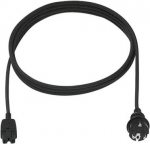 Bachmann 372.174 - 2 m - Male connector / Female connector - 250 V - 10 A - Schwarz (372.174)