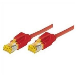 Patchkabel S/FTP, PiMF, Cat 6a, rot, 3.0 m F&uuml;r 10 Gigabit/s, halogenfrei, mit Draka-Kabel und Hirosesteckern TM31 (bisherige Bezeichnung S/STP) (72203R)