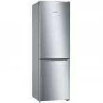 Bosch KGN36NLEA Serie 2 &scaron;aldytuvas su &scaron;aldikliu, nerūdijančio plieno i&scaron;vaizda, 308 L bendras naudingas tūris, energijos klasė E