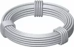 OBO BETTERMANN cinkuoto plieno lynas 5mm x 10m, 6x7 konstrukcijos, DIN 3055, 14,7 kN trūkimo apkrova (5303222)