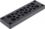 LAPP 52220065 Kabeldurchf&uuml;hrungsplatte Klemm-&Oslash; (max.) 16 mm Polycarbonat 1 St. (52220065)