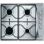 Whirlpool AKM 268/IX įmontuojama dujinė kaitlentė, nerūdijantis plienas, 4 zonos